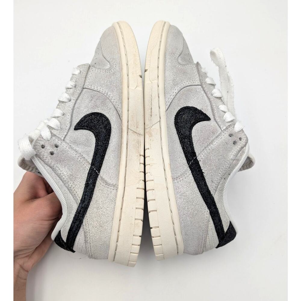 Nike Dunk Low LX Lace-Up Sneaker Shoes Women's Sail/Black Size US7 EU38 - Picture 5 of 10